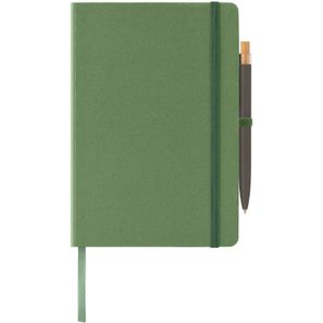 Terra Notizbuch mit festem Einband aus recyceltem Milchkarton - A5 und Reborn Kugelschreiber Set