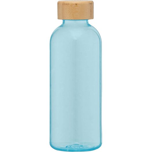 Strom - 650 ml rPET Trinkflasche mit Bambus-Deckel (Bild 1)
