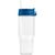 Polar Zweifarbiger Recycling-Glasbecher mit Trinkhalm - 1 L
