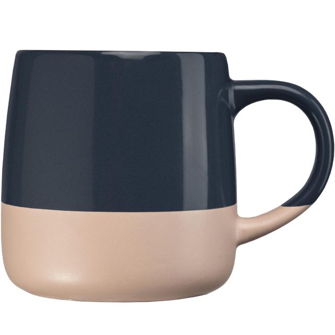 Atlas Keramikbecher mit Farbblock-Design - 445 ml