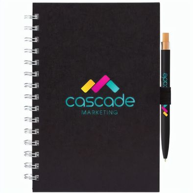 Terra Spiralnotizbuch aus recyceltem Milchkarton - A5 & Reborn Kugelschreiber - Set