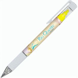 ‭Bergman Kugelschreiber mit Textmarker & farbigem Griff