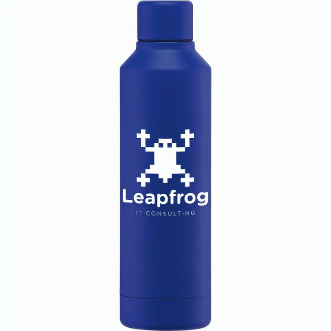 Olympus - 500 ml Edelstahlflasche - Kupferbeschichtet & Doppelwandig mit Drehverschluss