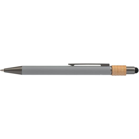 Produktabbildung Reborn Spinner Kugelschreiber aus recyceltem Aluminium - m/Stylus Reborn Spinner Kugelschreiber aus recyceltem Aluminium - m/Stylus (Bild 1)