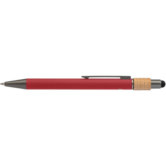 Produktabbildung Reborn Spinner Kugelschreiber aus recyceltem Aluminium - m/Stylus Reborn Spinner Kugelschreiber aus recyceltem Aluminium - m/Stylus