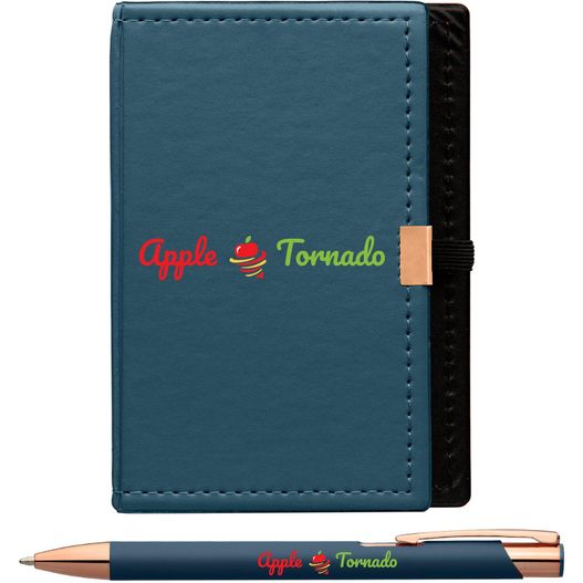 Caddy Notizbuch & Crosby Roségold Kugelschreiber - Geschenkset (Bild 1)