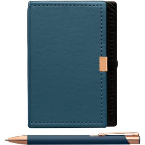 Caddy Notizbuch & Crosby Roségold Kugelschreiber - Geschenkset