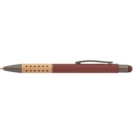 Produktabbildung Bowie Bamboo Griff Kugelschreiber - m/Stylus Bowie Bamboo Griff Kugelschreiber - m/Stylus
