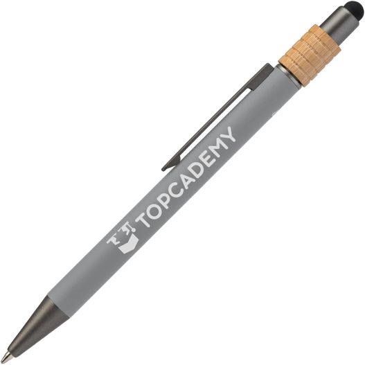 Produktabbildung Reborn Spinner Kugelschreiber aus recyceltem Aluminium - m/Stylus - PATENTIERT Reborn Spinner Kugelschreiber aus recyceltem Aluminium - m/Stylus - PATENTIERT (Bild 1)