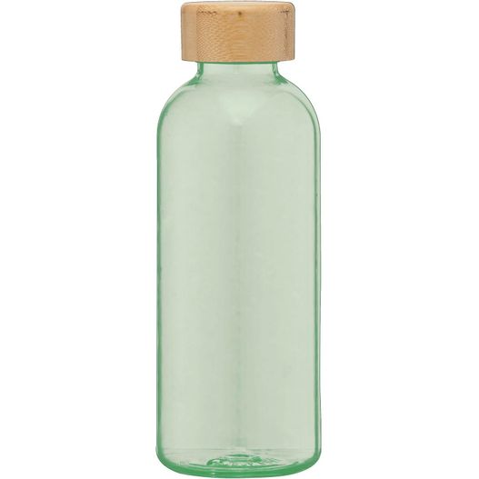 Strom - 650 ml rPET Trinkflasche mit Bambus-Deckel (Bild 1)