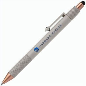 Nora Kugelschreiber mit Fidget-Relax-Funktion und Stylus aus recyceltem Kunststoff