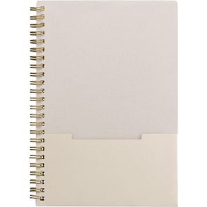 Lino Notizbuch mit Spiralbindung, vertikaler Tasche und FSC-Papier - A5