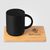 Café Duo - 325 ml Keramiktasse & Bambusbrett-Set (Bild 3)
