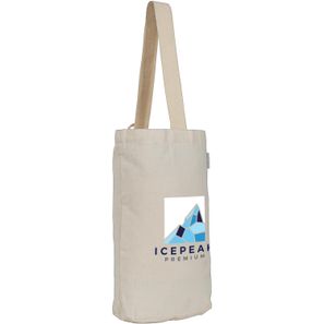 Weintasche aus recycelter Baumwolle (225 g/m²)