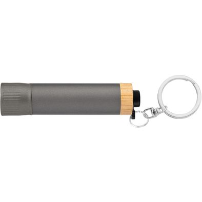Produktabbildung Reborn Taschenlampe mit Schlüsselanhänger aus recyceltem Aluminium Reborn Taschenlampe mit Schlüsselanhänger aus recyceltem Aluminium