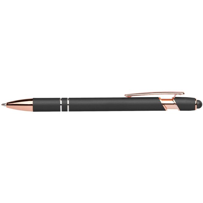 Prince Softy Roségold Metallic Kugelschreiber - m/Stylus