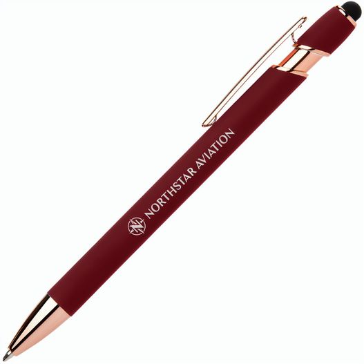 Prince Softy Roségold Gelschreiber - m/Stylus (Bild 1)
