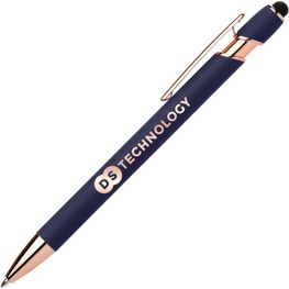 Prince Softy Roségold Executive Kugelschreiber - m/Stylus