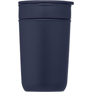 Danube - 355 ml Keramikbecher mit Außenwand & Deckel aus recyceltem Kunststoff