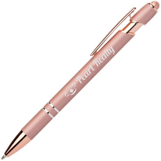 Produktabbildung Prince Softy Roségold Metallic Kugelschreiber - m/Stylus Prince Softy Roségold Metallic Kugelschreiber - m/Stylus (Bild 1)