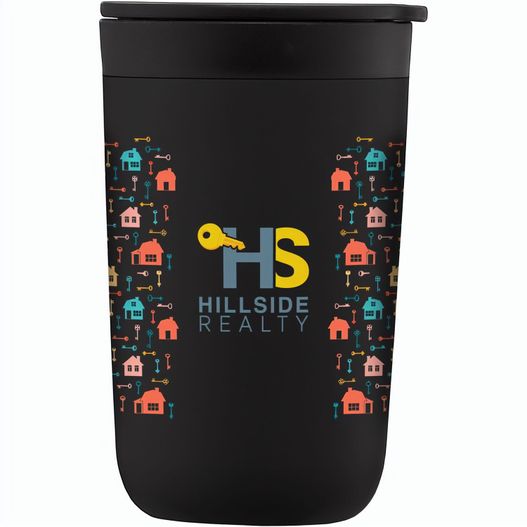 Discovery Becher mit Kunststoff-Innenbeschichtung aus Edelstahl  – 415 ml (Bild 1)