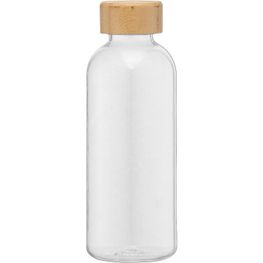 Produktabbildung Strom - 650 ml rPET Trinkflasche mit Bambus-Deckel Strom - 650 ml rPET Trinkflasche mit Bambus-Deckel