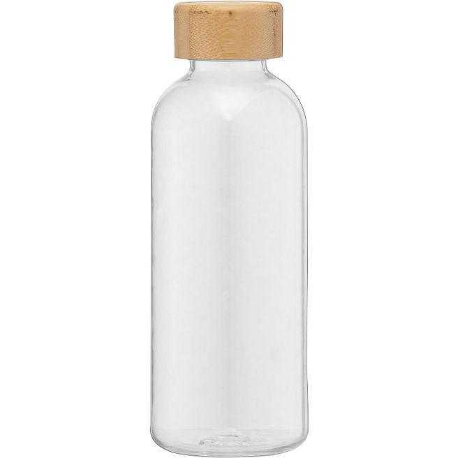 Produktabbildung Strom - 650 ml rPET Trinkflasche mit Bambus-Deckel Strom - 650 ml rPET Trinkflasche mit Bambus-Deckel