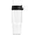 Polar Zweifarbiger Recycling-Glasbecher mit Trinkhalm - 1 L