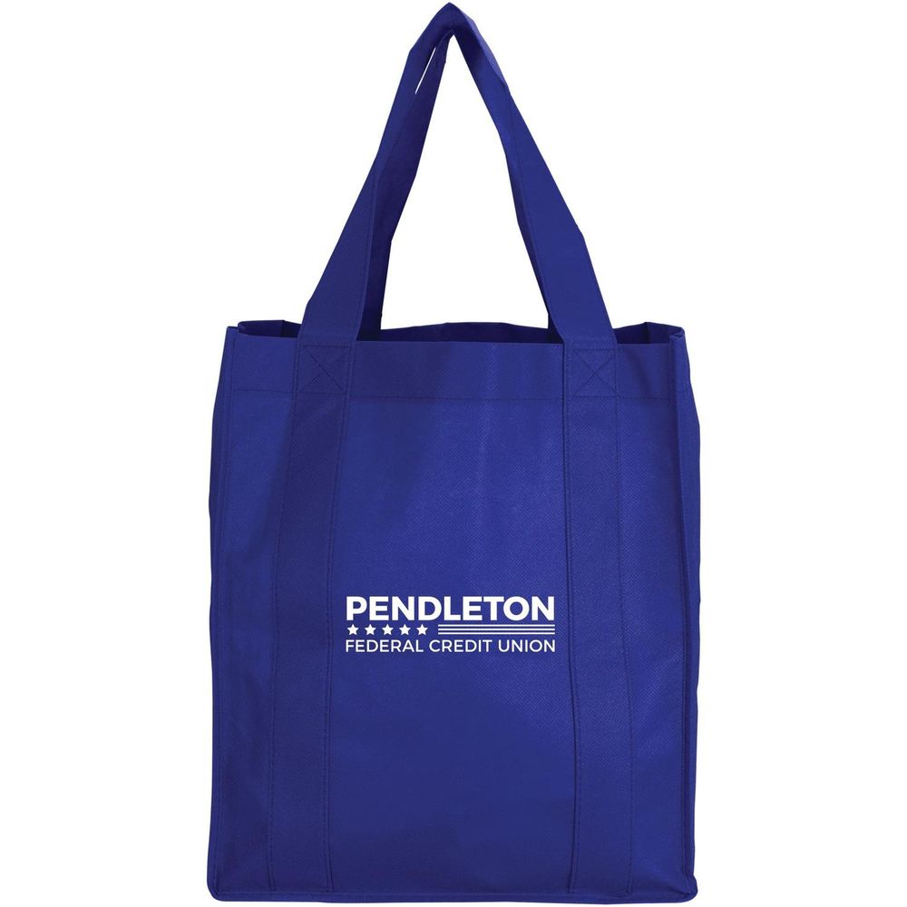 Malaga Shopping-Tragetasche aus Vliesstoff (Königsblau)