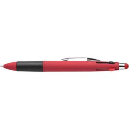 Quattro Softy Multi-Tinten Kugelschreiber - m/Stylus