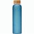 Lucerne - 590 ml Borosilikat-Glasflasche in Milchglasoptik mit Bambus-Deckel