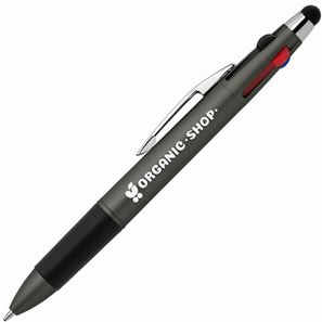 Quattro Softy Metallic Multi-Tinten Kugelschreiber - m/Stylus