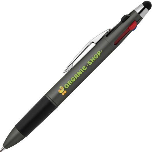 Quattro Softy Metallic Multi-Tinten Kugelschreiber - m/Stylus (Bild 1)