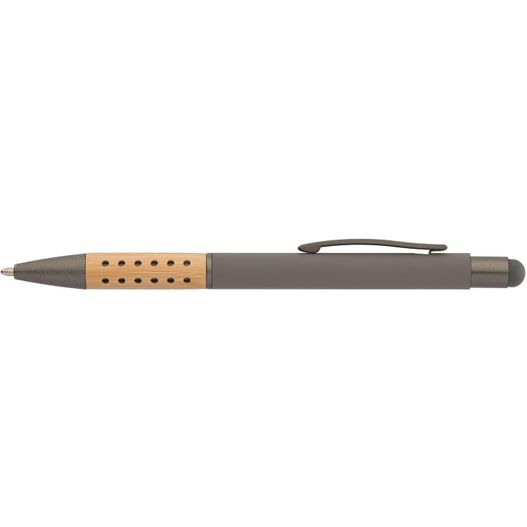 Produktabbildung Bowie Bamboo Griff Kugelschreiber - m/Stylus Bowie Bamboo Griff Kugelschreiber - m/Stylus (Bild 1)