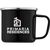 Wyoming - 385 ml Campfire Tasse mit Emaille-Beschichtung und Edelstahlrand