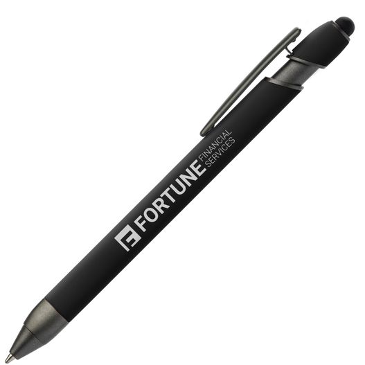 Produktabbildung Prince Gunmetal Kugelschreiber - m/Stylus Prince Gunmetal Kugelschreiber - m/Stylus (Bild 1)