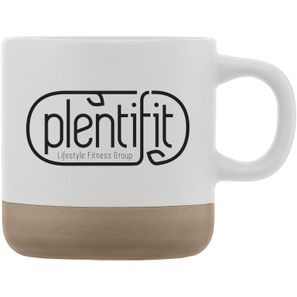 Terra - 350 ml Keramiktasse mit Tonbasis