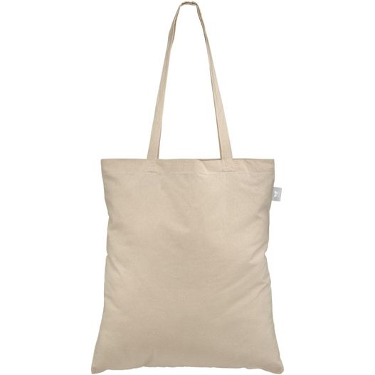 Geo - 140 g Tragetasche aus recyceltem Baumwolltuch (Bild 1)