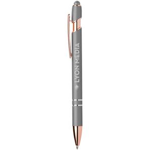 Prince Softy Roségold Metallic Kugelschreiber - m/Stylus