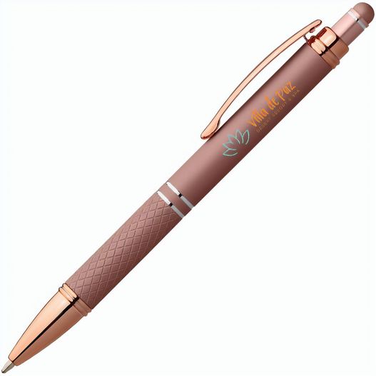 Produktabbildung Phoenix Softy Roségold Metallic Kugelschreiber - m/Stylus Phoenix Softy Roségold Metallic Kugelschreiber - m/Stylus (Bild 1)