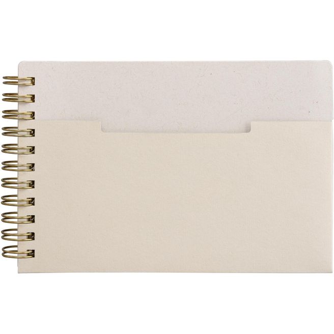 Produktabbildung Lino Notizbuch mit Spiralbindung, horizontaler Tasche und FSC-Papier - A6 Lino Notizbuch mit Spiralbindung, horizontaler Tasche und FSC-Papier - A6