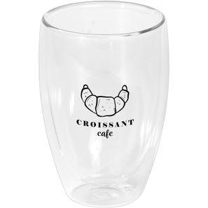 Sculpture - 355 ml Glasbecher mit Bambus-Deckel - Doppelwandig