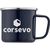 Wyoming - 385 ml Campfire Tasse mit Emaille-Beschichtung und Edelstahlrand