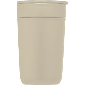 Danube - 350 ml Keramikbecher mit recyceltem Kunststoffäußeren und Decke
