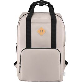 Majesty Laptop-Rucksack mit verstellbarem Gurt für 15-Zoll-Laptops aus 300D rPET - 16&nbsp;L