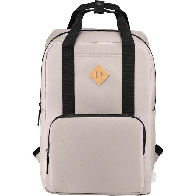 Produktabbildung Majesty Laptop-Rucksack mit verstellbarem Gurt für 15-Zoll-Laptops aus 300D rPET - 16 L Majesty Laptop-Rucksack mit verstellbarem Gurt für 15-Zoll-Laptops aus 300D rPET - 16 L