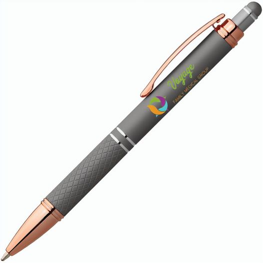 Produktabbildung Phoenix Softy Roségold Metallic Kugelschreiber - m/Stylus Phoenix Softy Roségold Metallic Kugelschreiber - m/Stylus (Bild 1)