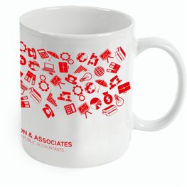 Produktabbildung Seattle - 355 ml Keramiktasse - Weiß Seattle - 355 ml Keramiktasse - Weiß