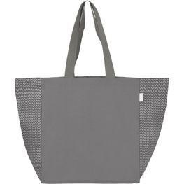 Produktabbildung Toronto Chevron Tragetasche aus recycelter Baumwolle - 225 gsm Toronto Chevron Tragetasche aus recycelter Baumwolle - 225 gsm