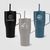 Majesty Recycling-Edelstahlbecher mit Trinkhalm - 890 ml (Bild 2)